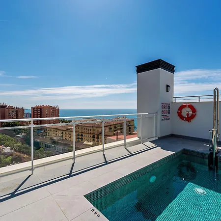La Malagueta Beach Pool & Parking Malaga Exterior photo